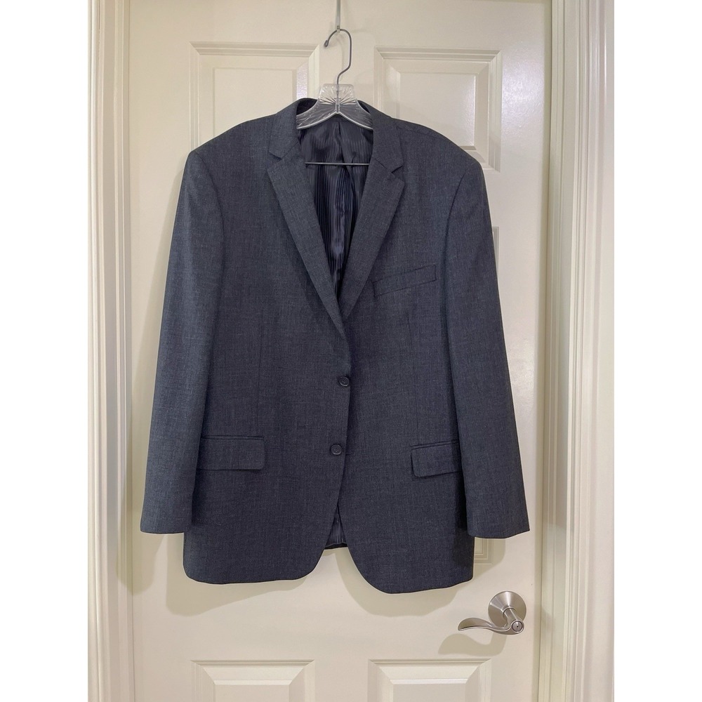 bertolini men wool and silk blazer size 44R